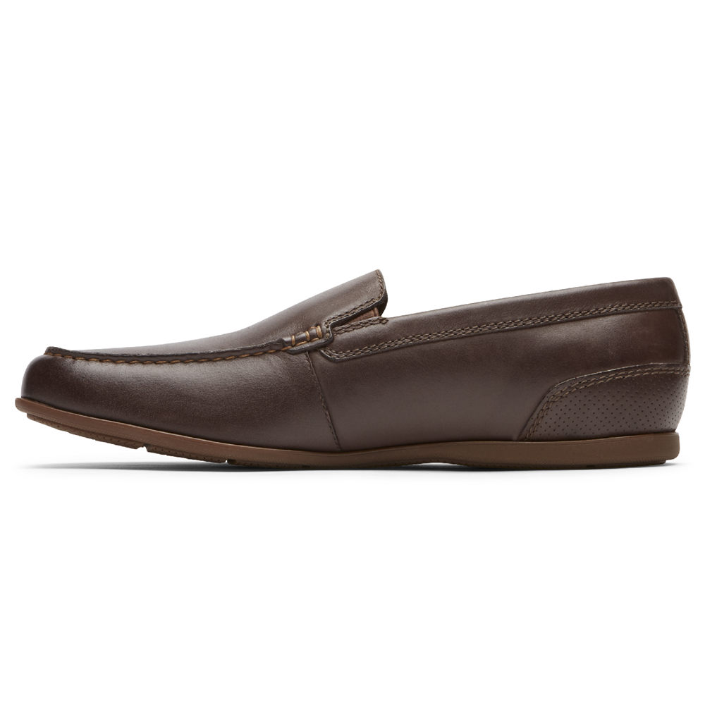 Rockport Slip-Ons Herre Mørke Brune - Malcom Venetian - PHVU64295